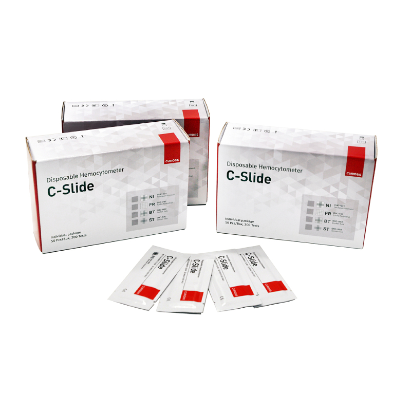 Слайд для подсчета клеток методом микроскопии (камера Ньюбауэра) C-Slide, 50 шт/уп